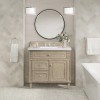 Lorelai 36" Single (Vanity Only Pricing) in Whitewashed Oak
